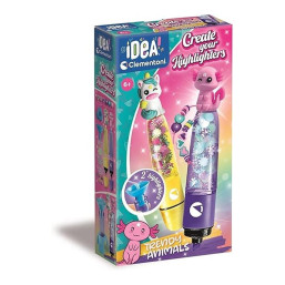 Clementoni - Small Highlighter Lab - Trendy Animals